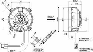 ProRace Ventilador axial, ventilador SPAL original para 4 tiempos