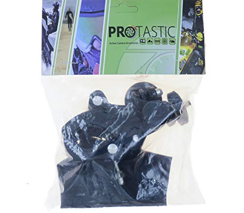 PROtastic - Soporte Ajustable para Manillar de Motocicleta para GoPro Hero 1, 2, 3, 3+, 4, SJCAM SJ4000, Qumox SJ4000 SJ5000, Xiaomi Yi, cámara de acción