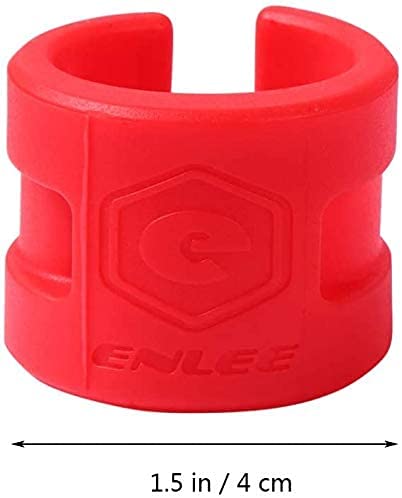 Protector de Cadena de Bicicleta, Protector de Cadena de Bicicleta, Protector de Cadena de Bicicleta, Protector de Cadena de Marco de Bicicleta MTB 4 Piezas (Red)