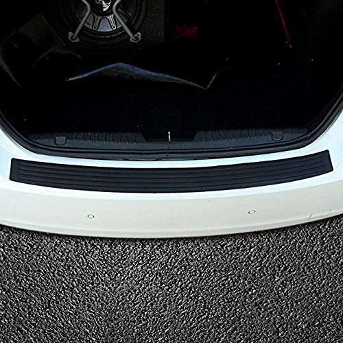 Protector del paragolpes trasero del coche, Protector del alféizar de la puerta flexible de goma universal Para ajustes en la mayoría de los autos (104cm)