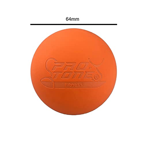 PROTONE Lacrosse Bola para Punto de activación Masaje/rehabilitación/Fisioterapia/Crossfit (Amarillo)