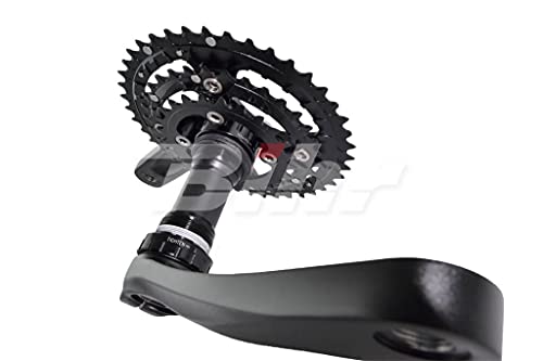 PROWHEEL - 15405 : Platos y bielas BTT MTB paseo 3x10 170mm 42/32/24 dientes bici bicicleta