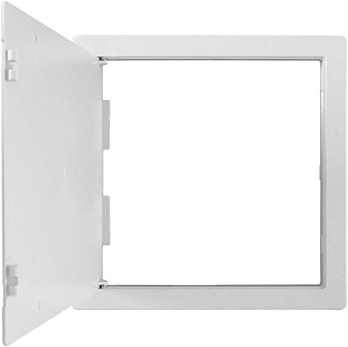 Proxinova 200x200mm Puerta de contadores | Plástico ABS de alta calidad | Puerta de UPVC | Gabinete y caja de fusibles | Oculta cables, medidores, tuberías | Queda al ras de la superficie