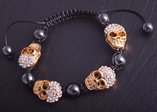 Pulsera hombres pulsera para mujer calavera SH56