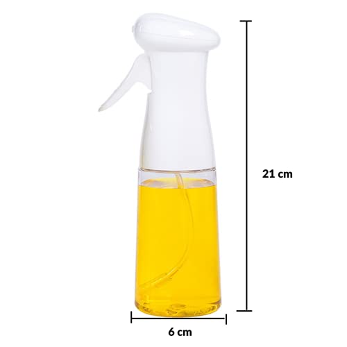 Pulverizador de aceite para cocina, spray aceite cocina, aceitera spray, bote spray pulverizador resistente (Blanco)