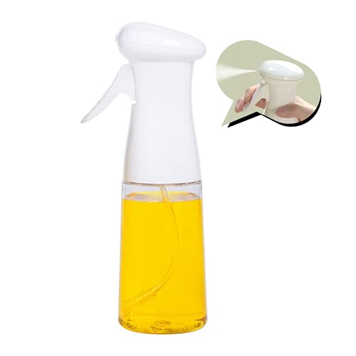 Pulverizador de aceite para cocina, spray aceite cocina, aceitera spray, bote spray pulverizador resistente (Blanco)