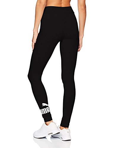 Puma Essentials Logo W Legging Deportivo de Talle Alto, Mujer, Negro, S