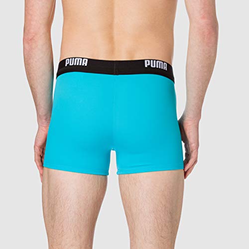 PUMA Swim Logo Men's Swimming Trunks Bañador, Scuba Blue, S para Hombre