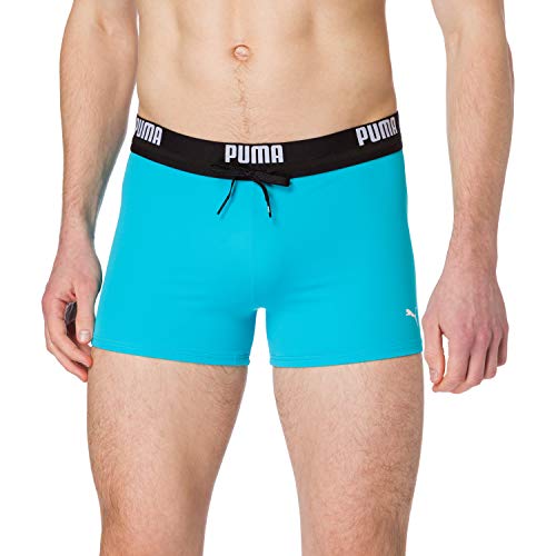 PUMA Swim Logo Men's Swimming Trunks Bañador, Scuba Blue, S para Hombre