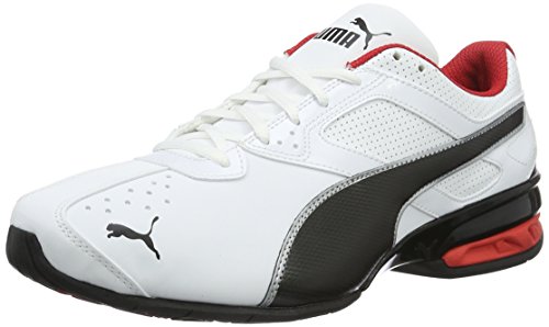 PUMA Tazon 6 FM, Zapatillas, para Hombre, Blanco (Puma White-Puma Black-Puma Silver), 47 EU