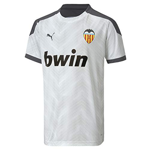 Puma Valencia CF Temporada 2020/21-Stadium Jersey Camiseta, Unisex, White/Asphalt, S