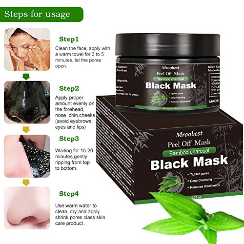 Puntos Negros Mascarilla, Blackhead Remover Mask, Mascarilla Exfoliante, Peel Off Mask, Deep Cleansing Mascarilla Exfoliante Limpiadora contra Puntos Negros y Acné - 120ML