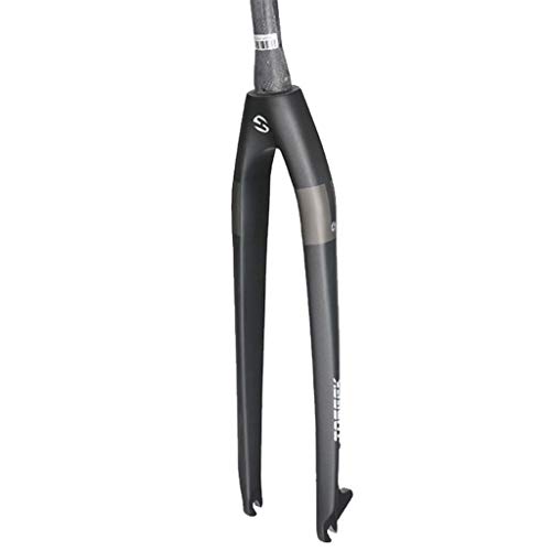 QHY MTB Horquilla Rígida Horquilla Delantera Fibra Carbono For Bicicleta For 26 27.5 Rueda 29 Pulgadas Ultraligero Horquilla Bicicleta Montaña Freno Disco 1-1/2" 550g (Color : Gray, Size : 29inch)