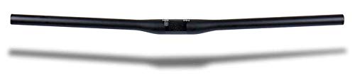 QIKU Fibra de Carbono Manillar de Bicicleta de Bicicleta de MTB 31,8 * 660mm/720 mm UD Negro(Manillar Recto) (720mm)