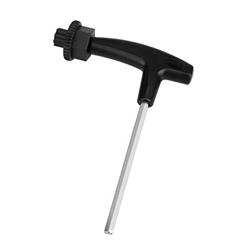 QKURT Herramienta de extracción de manivela, Extractor de manivela para Bicicleta Herramienta de manivela de Ajuste Hexagonal con Mango en T Herramienta de manivela Compatible para Shimano