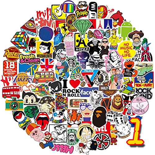 QWDDECO Stickers 360 PCS Vinyl Kawaii Trendy Scrapbook Pegatinas para computadora portátil, equipaje, monopatín, teléfono, almohadilla, coche para adultos, adolescentes, niños y niñas Graffiti
