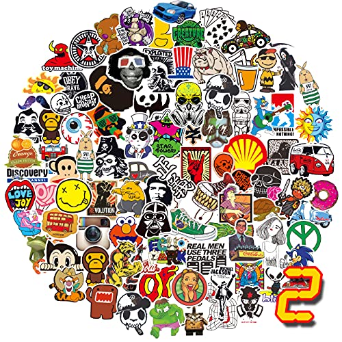 QWDDECO Stickers 360 PCS Vinyl Kawaii Trendy Scrapbook Pegatinas para computadora portátil, equipaje, monopatín, teléfono, almohadilla, coche para adultos, adolescentes, niños y niñas Graffiti