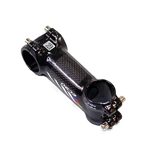 QWERDF MTB Stem 31,8 6 Grado Peso De Carbono Fibra Luz De La Bici del Manillar Corto Madre Adecuado para Bicicleta De Montaña Bicicleta De Carretera De BMX MTB,60mm