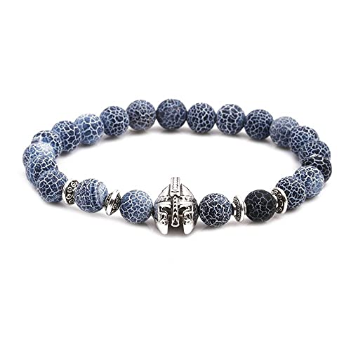 QYAQ Pulsera De Piedra para Mujer,Pulsera De Piedras Preciosas para Mujer, Pulsera De Cuentas De Ágata Desgastada Natural, Casco Elástico, Joyería De Chakra, Regalo De Yoga Boho para Novia, Mamá