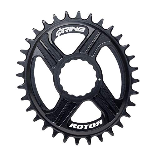 R ROTOR BIKE COMPONENTS Q Rings DM Oval Chainring Rex Q30T Black