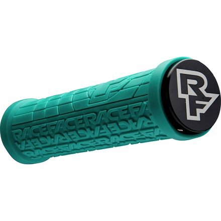 Race Face Grippler Lock-On - Puños para Bicicleta (33 mm), Color Turquesa