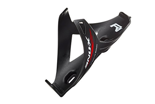 Raceone.it - Double X1 Matt Porta Bidon Bici Carrera de Ruta/Bicicleta de Montaña MTB/Gravel Bike. Color: Negro 100% Made IN Italy