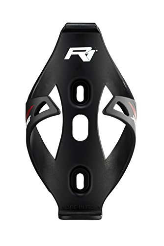 Raceone.it - Double X1 Matt Porta Bidon Bici Carrera de Ruta/Bicicleta de Montaña MTB/Gravel Bike. Color: Negro 100% Made IN Italy