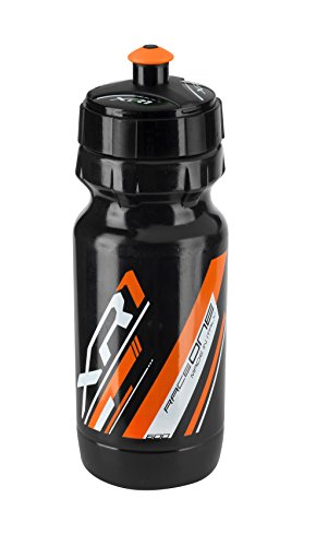 Raceone.it - Kit Race Duo X1 Matt (2 PCS): Porta Bidon X1 + Bidon de Ciclismo XR1 Bici Carrera de Ruta/Bicicleta de Montaña MTB/Gravel Bike. Color: Negro/Naranja 100% Made IN Italy