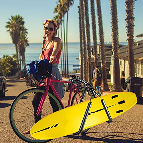 Rack Surf Bicicleta, Soporte Surf Bicicleta, Surfboard Rack, Stocks Surfboard Bike Skimboard Nuevo Soporte Lateral para Kiteboard