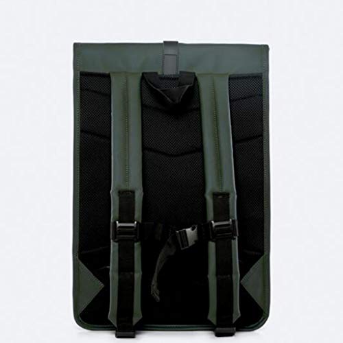 RAINS Roll Top Rucksack Mochila De Mountain Bike, Mujer, Green, Talla Única