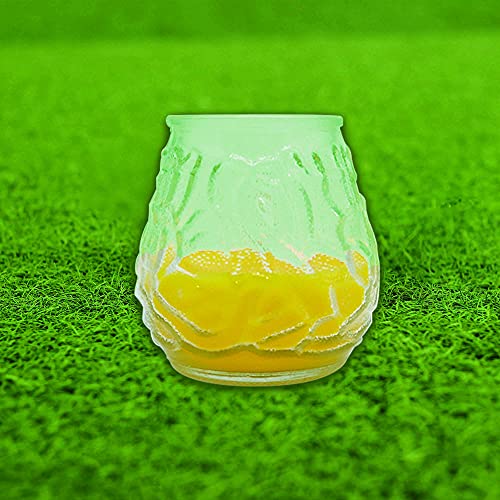 RAM ONLINE 2 velas de jardín Citronella Insense repelente de insectos para césped Pation velas de té, amarillo, 36