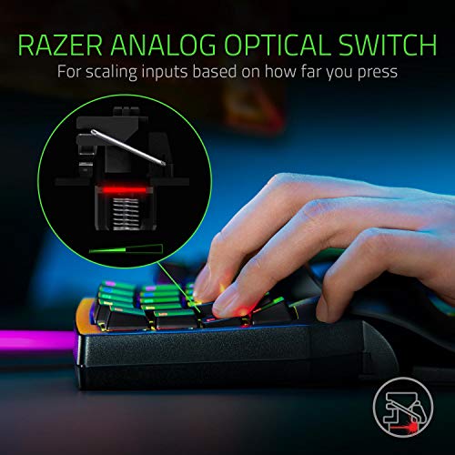 Razer Tartarus Pro - Gaming Keypad con Switch Optico Analógico, Teclado para Juegos, USB, Alámbrico, Tamaño Único, Color Negro