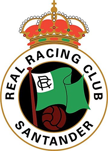 Real Racing Santander FC Spain Soccer Football Alta Calidad De Coche De Parachoques Etiqueta Engomada 10 x 12 cm