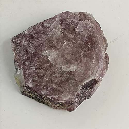REAPP Piedras Decorativas Lepidolito Natural Cristal de Cristal áspero Ziyun Madre Rock Stones Luminoso Espécimen Púrpura Mica Decorati 1pc (Color : Púrpura, Size : 1pc)