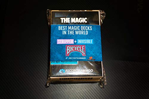 RecontraMago Magia Bicycle - Las Top Barajas Mágicas del Mundo Ahora en Cartas Bicycle - Trucos de Magia para niños y Adultos (Invisible + Stripper)