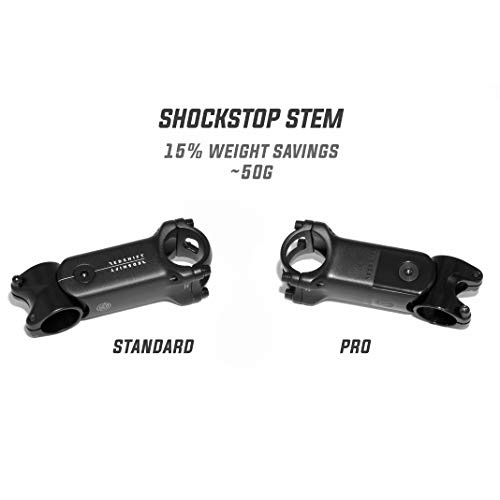 REDSHIFT ShockStop Pro Suspension Stem for Bicycles, Shock-Absorbing Bike Handlebar Stem for Road, Gravel, Hybrid, and E-Bikes, 6 Degree x 90 mm