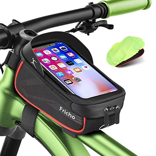 Regalos Hombre Navidad Originales, Accesorios Bicicletas Montaña, Bolsa Bicicleta Cuadro de 6.5" teléfono, Gadgets Utiles para Ciclistas, Regalos de Cumpleanos para mi Novio, Dia del Padre Regalos