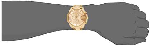 Reloj cronógrafo Diesel Mega Chief para hombre, caja de acero inoxidable de 51 mm