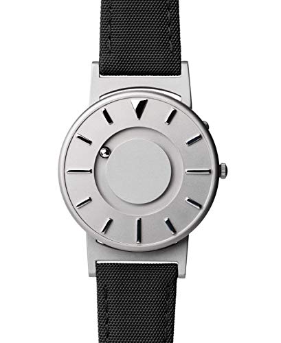 Reloj de Cuarzo Eone Bradley Canvas Noir, 40 mm, Plata, Piel, BR-C-Black