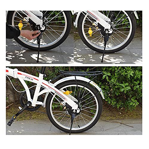 RENSHENKTO 1 Pieza 20 Pulgadas Soporte De Bicicleta De Montaña Kickstand Lateral De Metal 28cm Diámetro De La Rueda