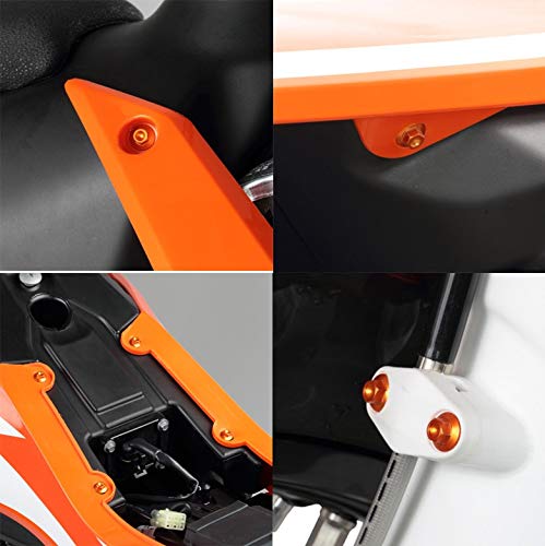 Repuestos Powersports For KTM bicis de la suciedad Autoperforantes Tornillo Kit For KTM 125 150 200 250 300 350 450 530 SX EXC XC SXF EXCF XCF XCW XCFW 1997-2020