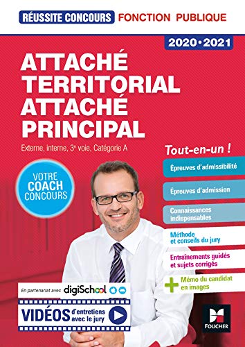 Réussite Concours - Attaché territorial, Attaché principal Cat. A - 2020-2021 - Préparation complète (French Edition)