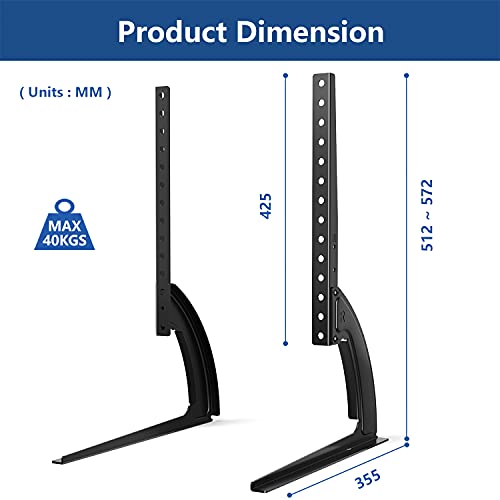 RFIVER Soporte TV de Mesa para Television de 32 a 55 Pulgadas UT3002