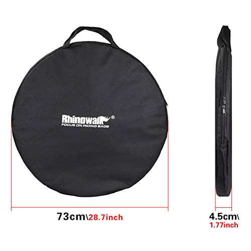 Rhinowalk Bolsa Porta-Rueda, Bolso de Rueda de Bicicleta 26-29 Pulgadas MTB Impermeable Funda para Ruedas Bolsa de Transporte de Rueda de Bici (Negro)