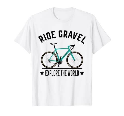 Ride Gravel Bike Bicicleta de Ciclocross and Bikepacking Camiseta