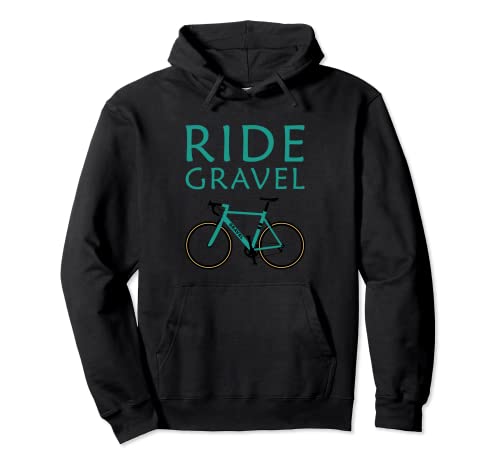 Ride Gravel Bike Bicicleta de Ciclocross and Bikepacking Sudadera con Capucha