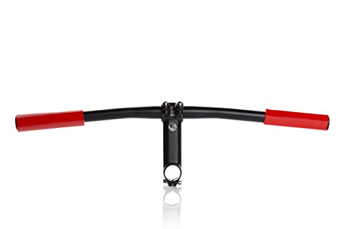 Ridefyl 11020 Puños de Bicicleta, Unisex-Adult, Rojo, Talla única