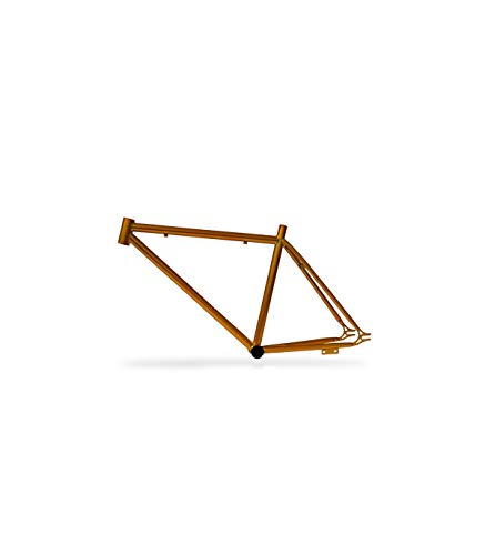 Riscko 001l Cuadro Bicicleta Personalizada Fixie Talla L Oro