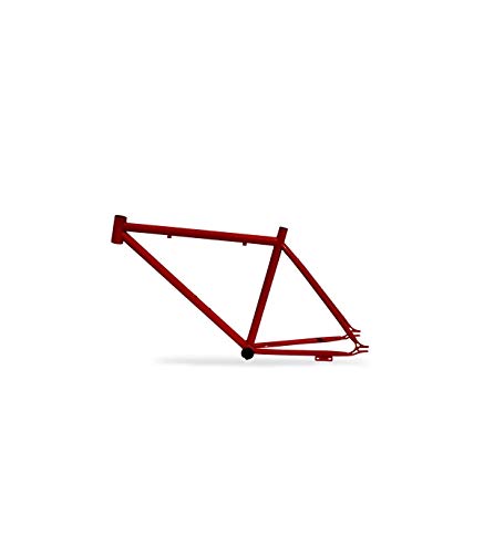 Riscko 001m Cuadro Bicicleta Personalizada Fixie Talla M Rojo