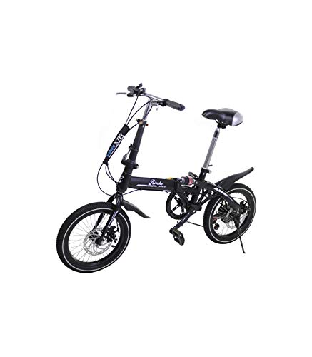 Riscko Wonduu Bicicleta Plegable Super Bike Bep-32 Negro